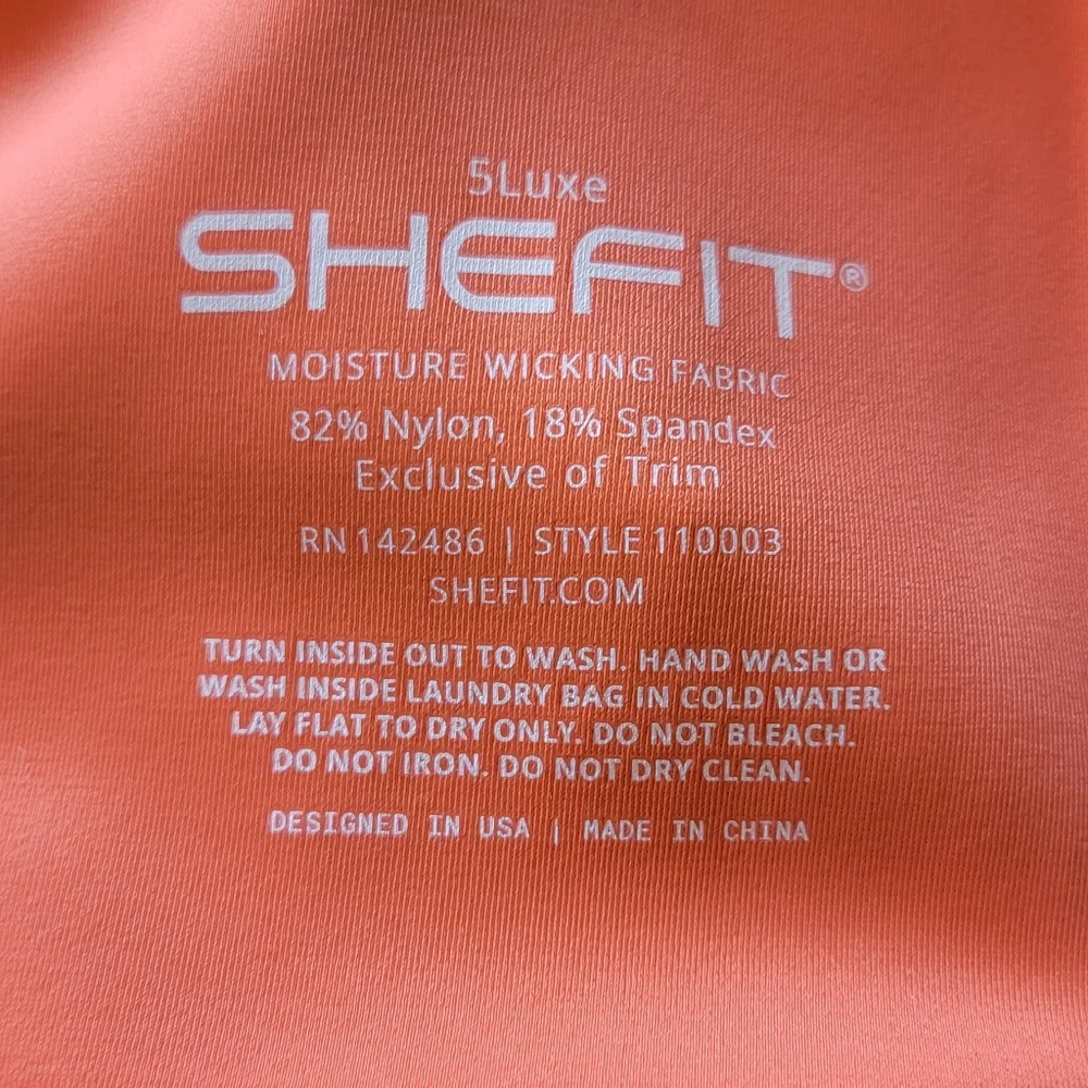 NWOT 5 Luxe SHEFIT Flex Sports Bra Pad Free Workout Curvy Busty Adjustable Plus - Picture 3 of 5